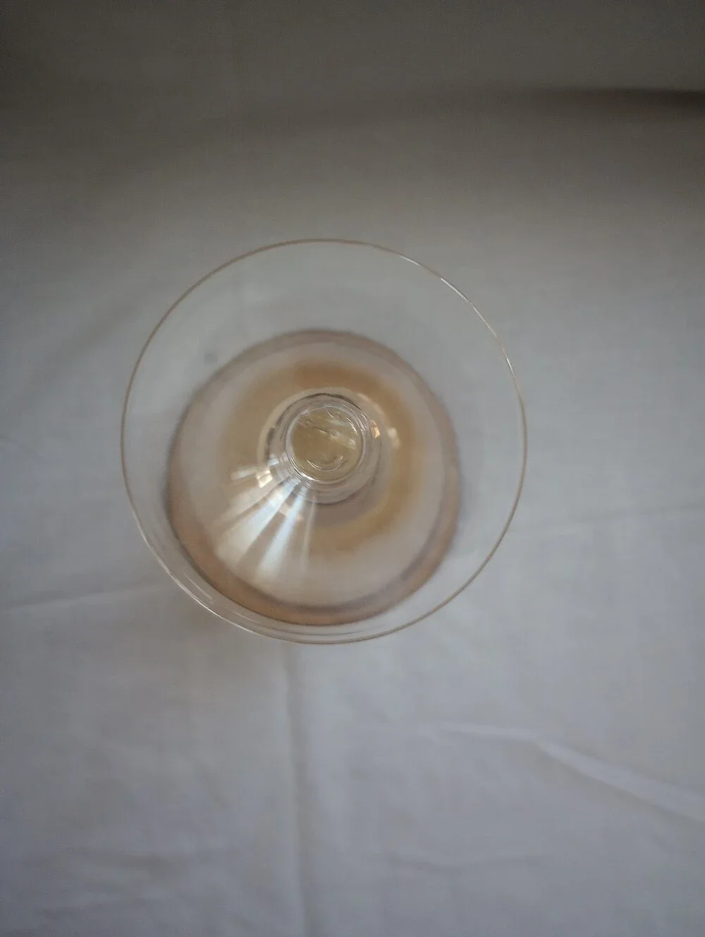 Artland Iris Amber Hand Blown Glass Water/Wine Goblets, Set of 4 -